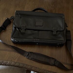 Black Leather Men's Bag